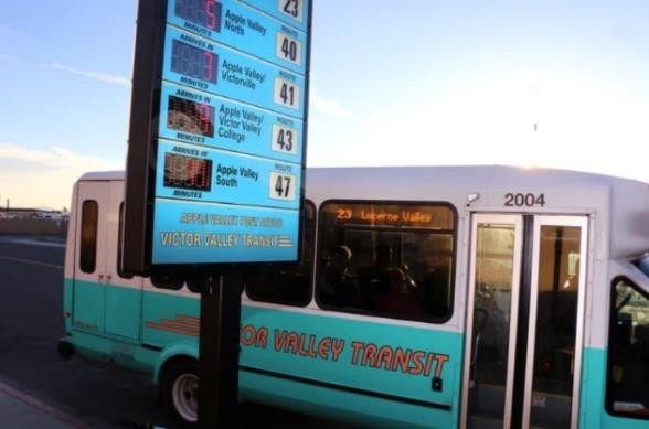 VVTA's New Solar-Powered, Real-Time Sign