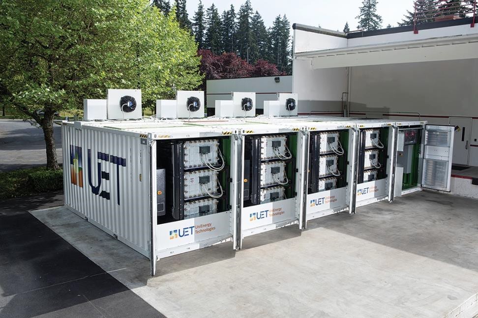 A Vanadium redox-flow battery