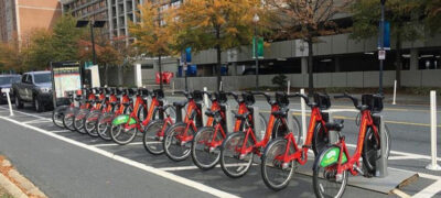 Photo of a Capital Bikeshare station