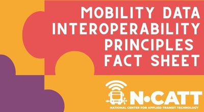 Mobility Data Interoperability Principle (MDIP) Factsheet